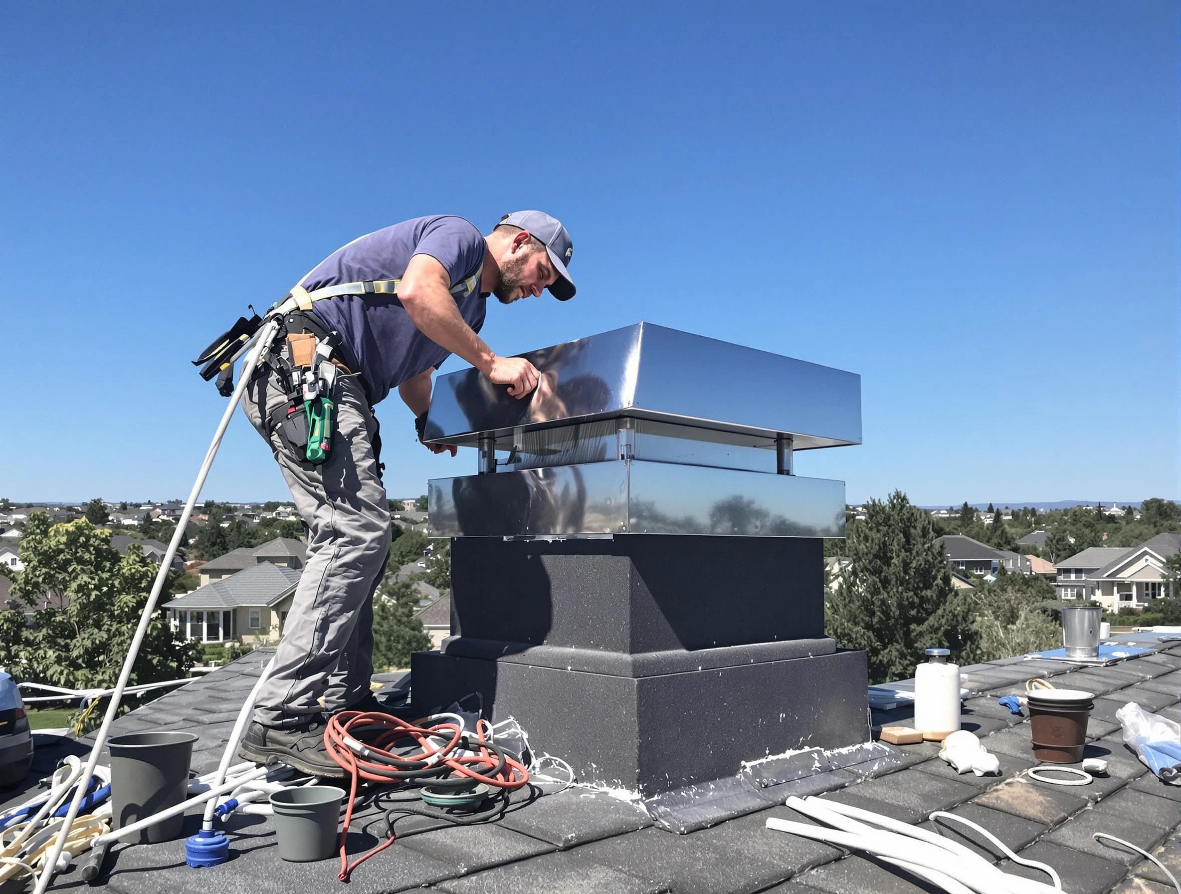Chimney Cap Services service in Slaughterville, OK