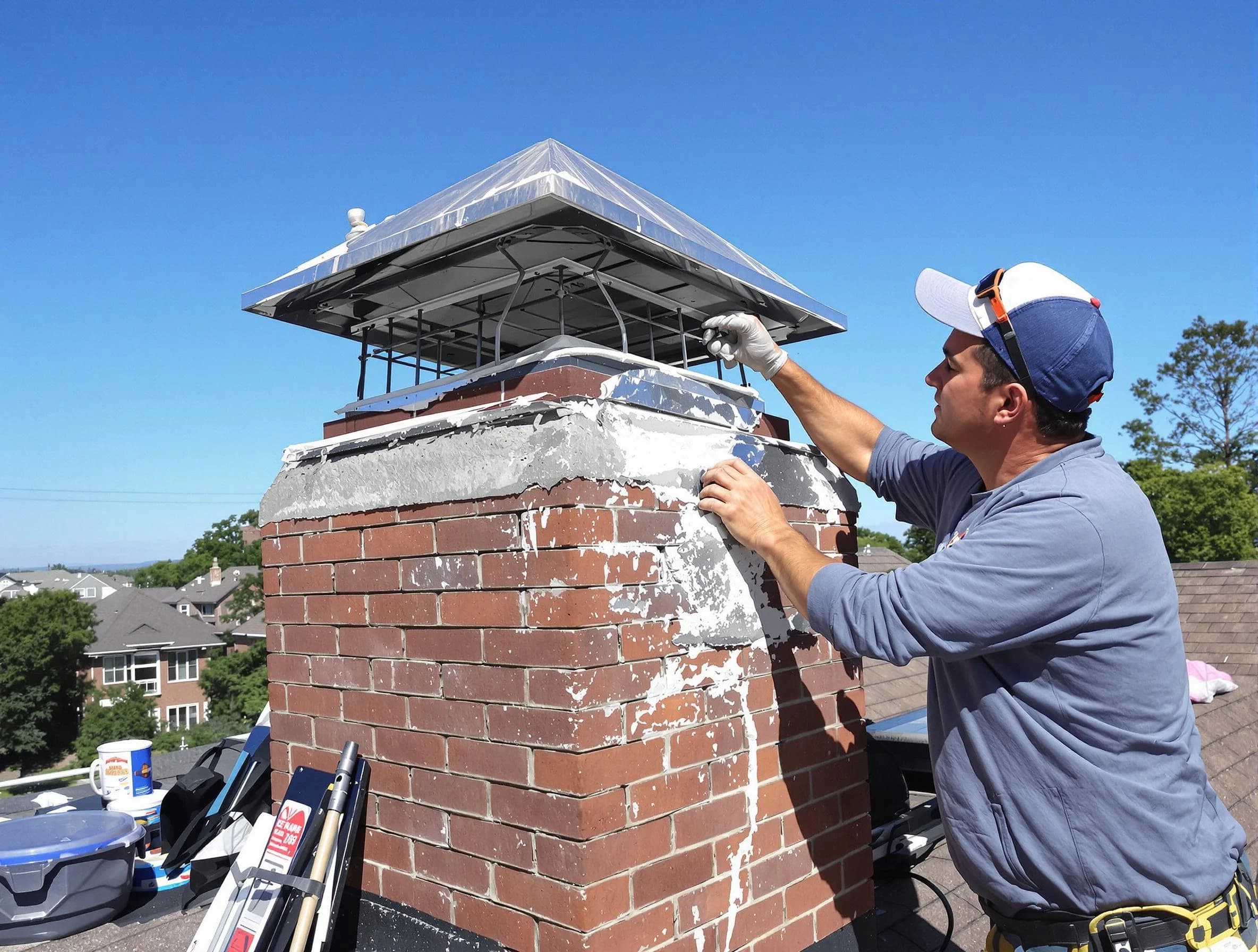 Chimney Crown Services service in Slaughterville, OK